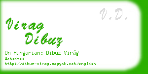 virag dibuz business card